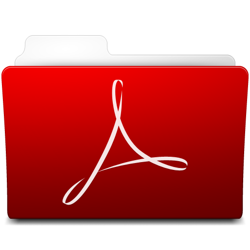 Adobe Acrobat Reader Folder Icon 512x512 png